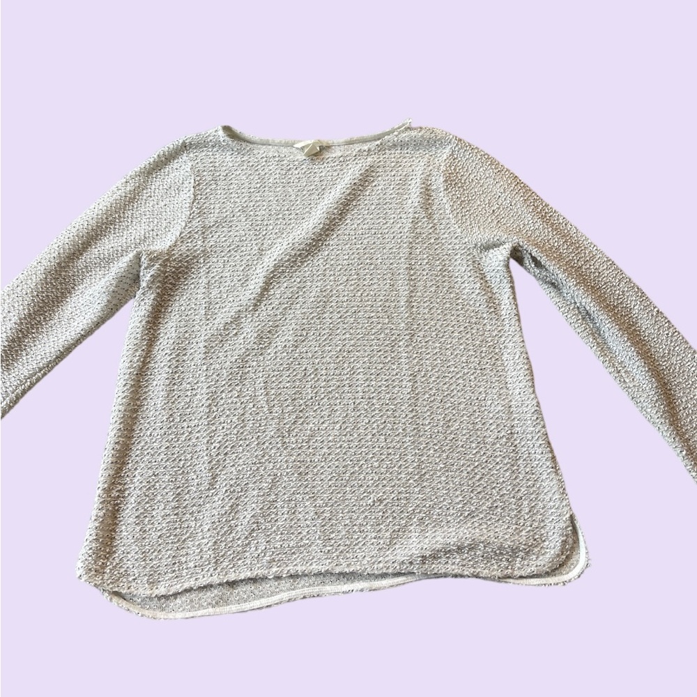 Lightly worn light weight Mesh sweater/ full sleeves from H&M!